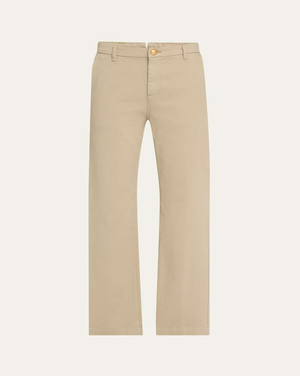 Hope Straight-Leg Stretch Cotton Pants